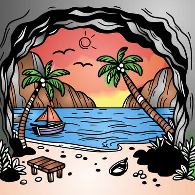 beach cave