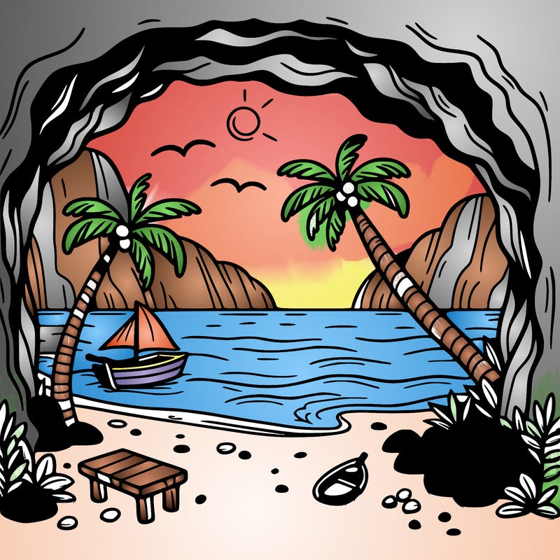 beach cave