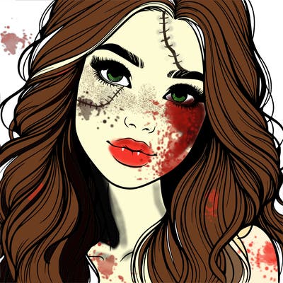 beautiful realistic girl