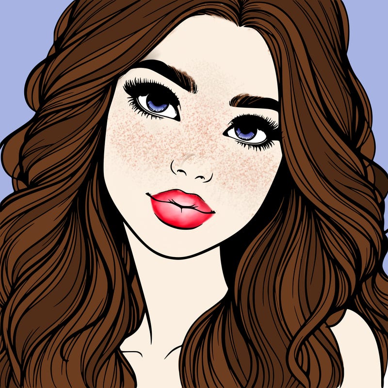 beautiful realistic girl