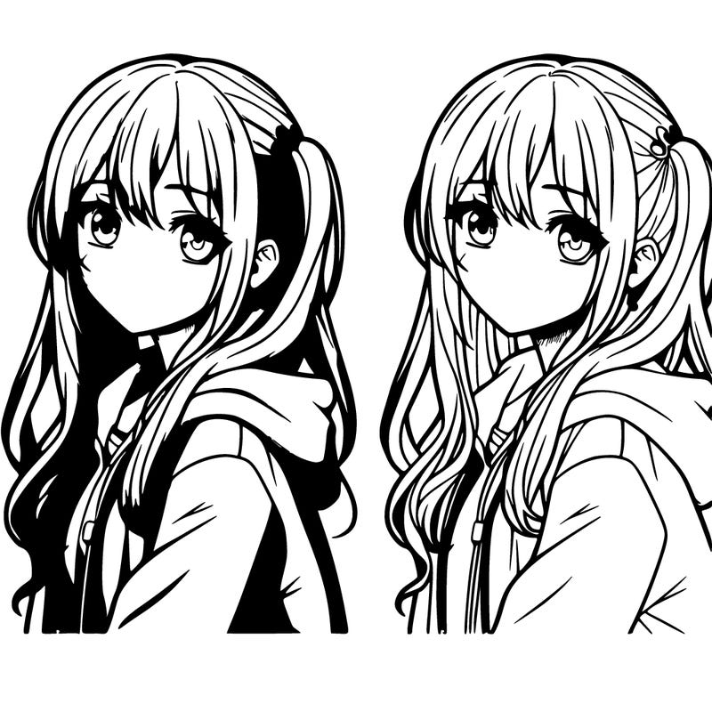 realistic anime girl