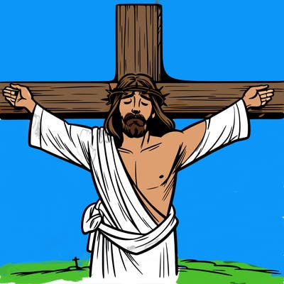 jesus on the cross