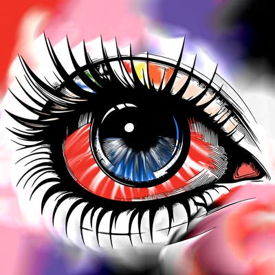realistic eye