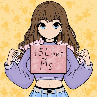 girl holding a blank sign in a long sleeve crop top