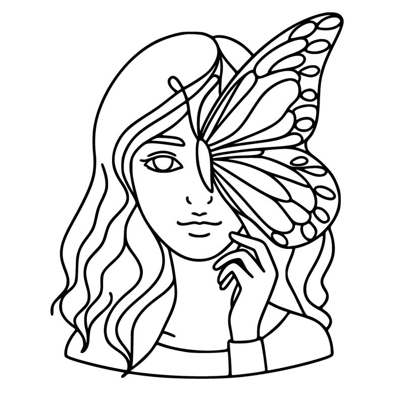 a women whose part butterfly