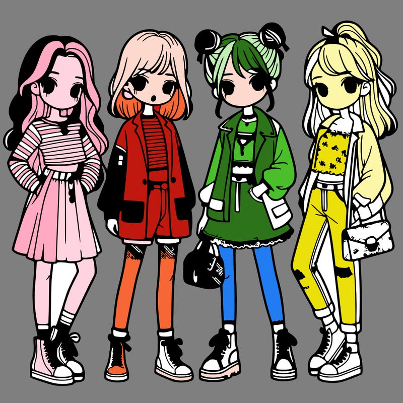 girls with fashion