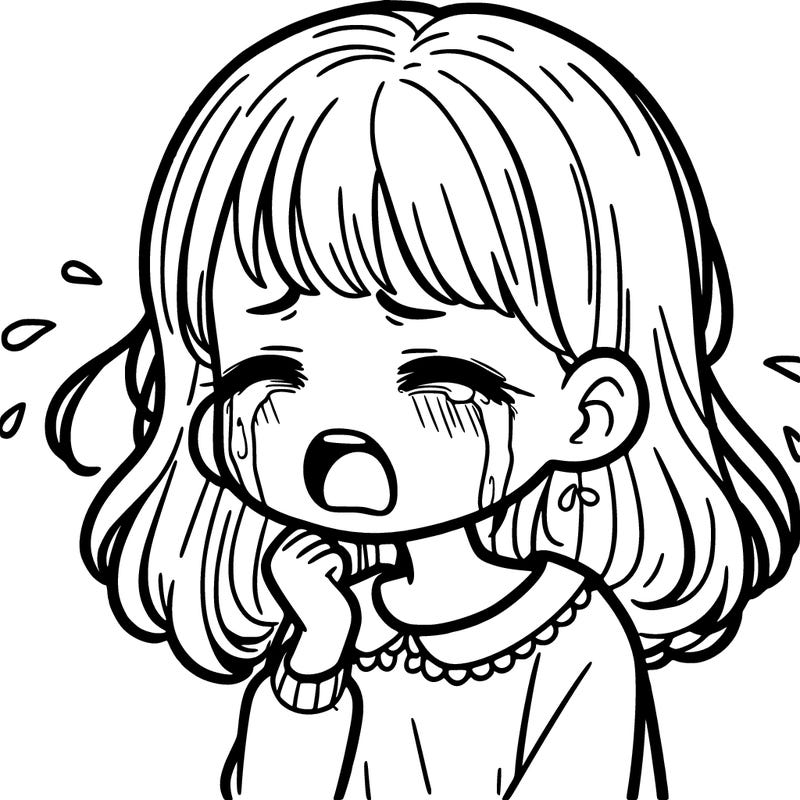 girl crying