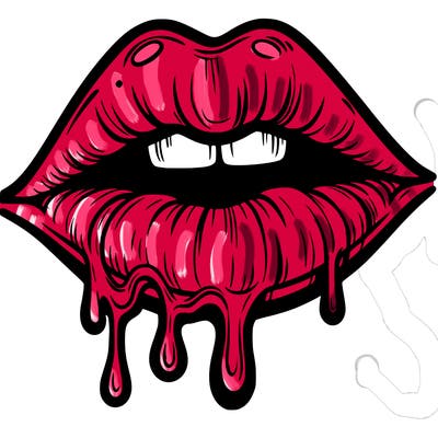 lips that look realistic and drip