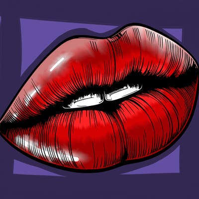 realistic lips
