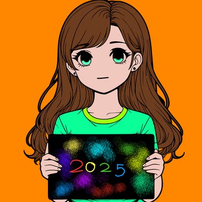 realistic girl holding a sign