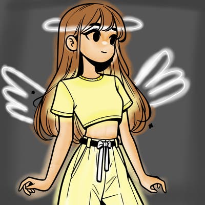 girl in a cute crop top