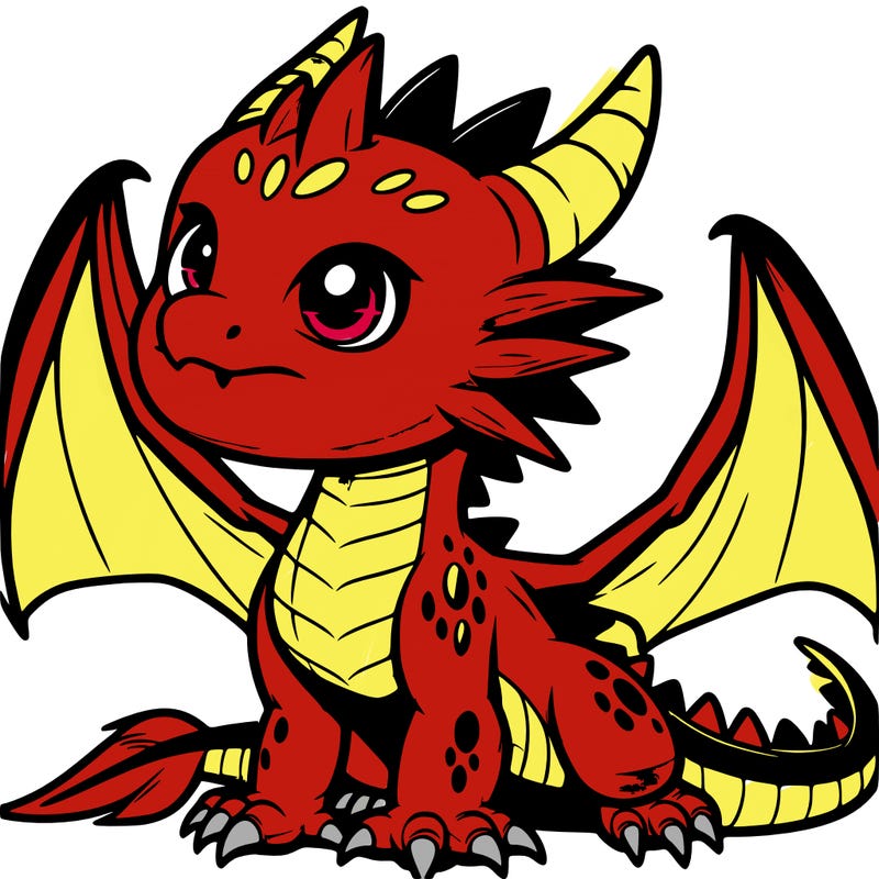 fierce baby night dragon