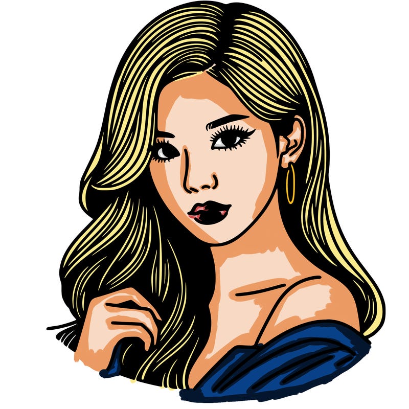 rosé from blackpink realistick