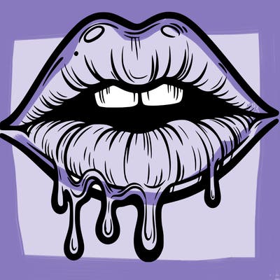 lips that look realistic and drip