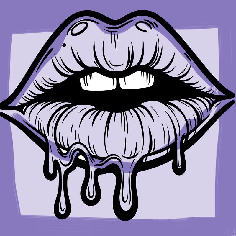 lips that look realistic and drip