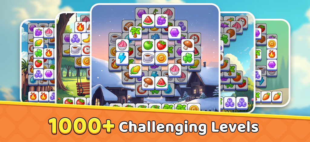 Tile Burst - Match Puzzle - Juego de rompecabezas de triple combinación Tile Burst con fichas coloridas y múltiples temas de nivel