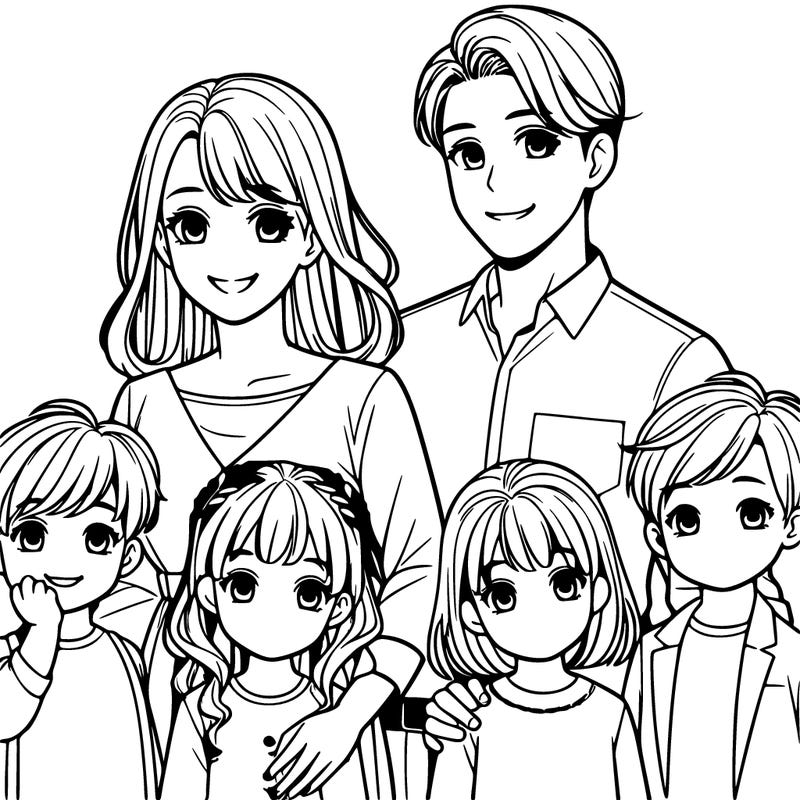realistic family