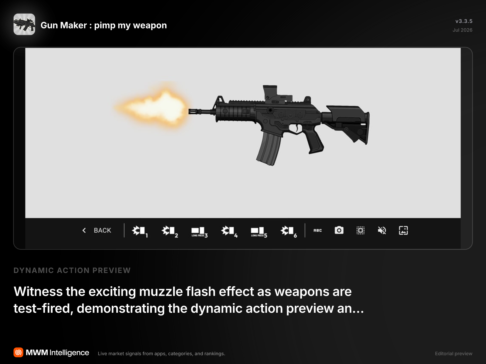 Gun Maker : pimp my weapon - Graphics & Design App | MWM