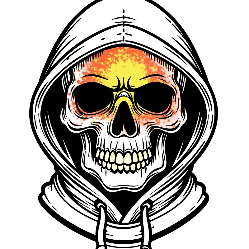 skull hoodie