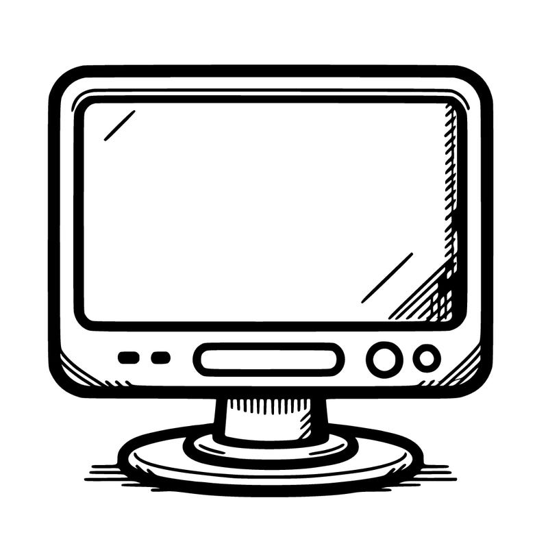 blank screen nothing on it