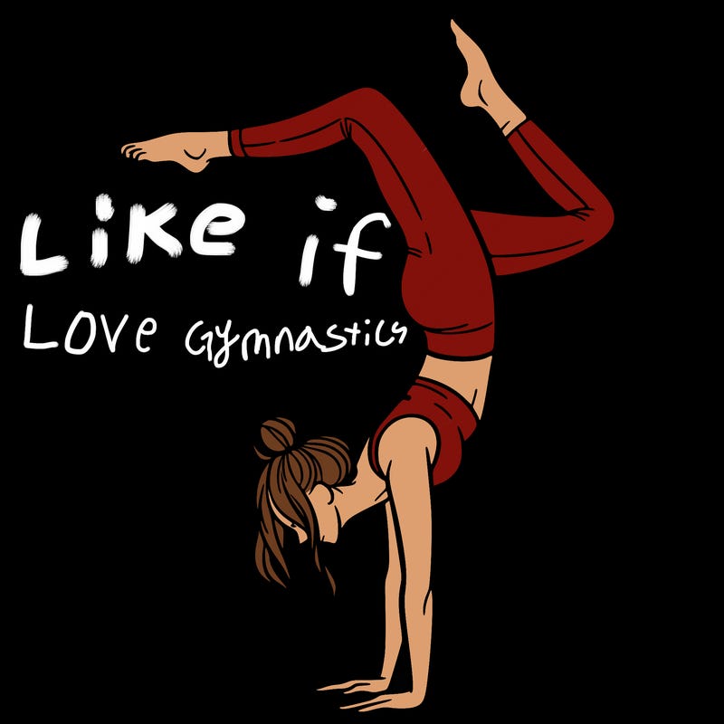 a woman doing a handstand