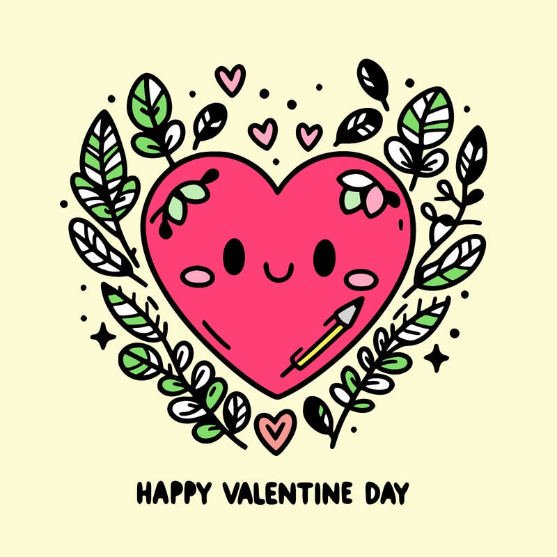 happy valentine day heart