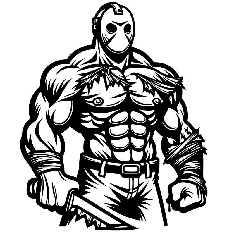 jason voorhees with abs