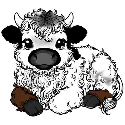 fluffy cow realism