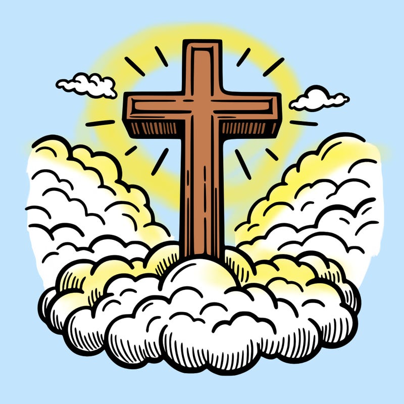 cross in heaven