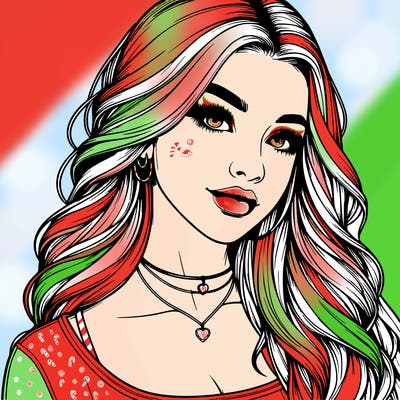 detailed realistic girl