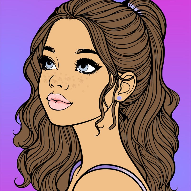 beautiful realistic girl