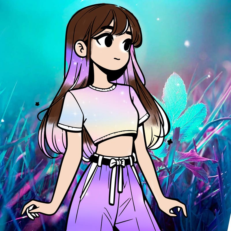 girl in a cute crop top