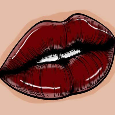 realistic lips