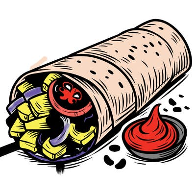 simple shawarma