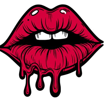 lips that look realistic and drip