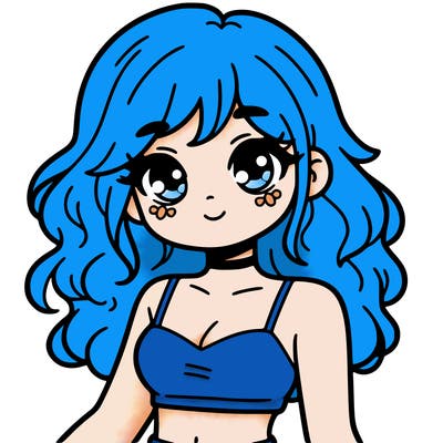 girl in a cute crop top