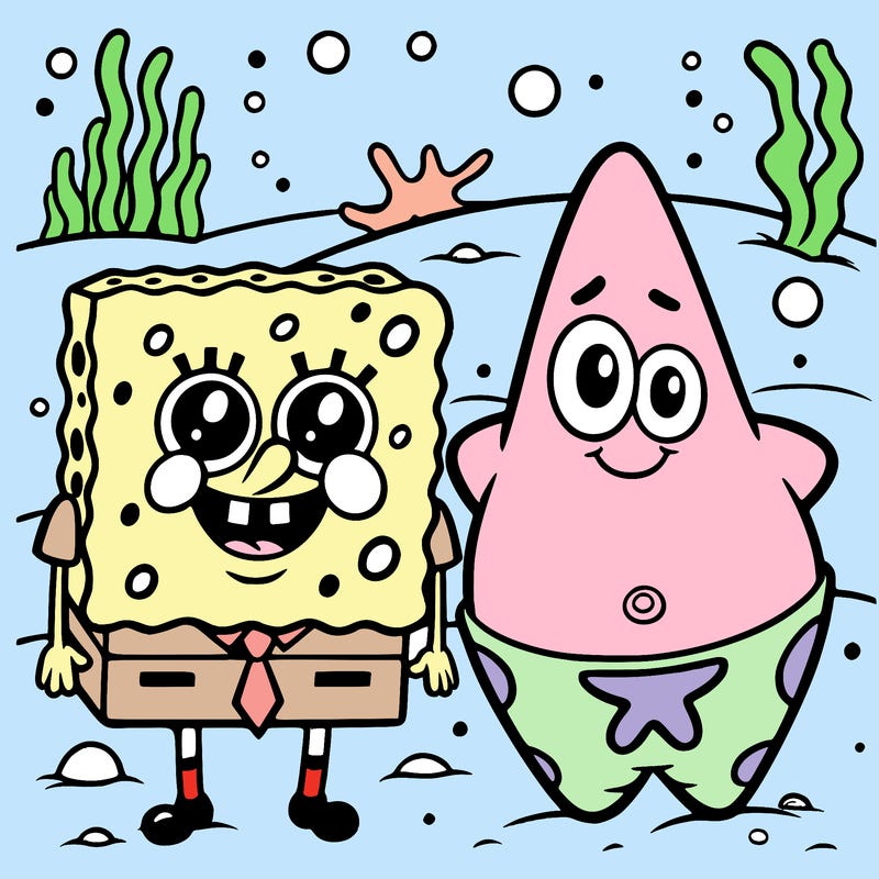 spongebob and patrick
