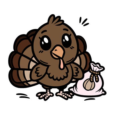 turkey that says thanksgiving