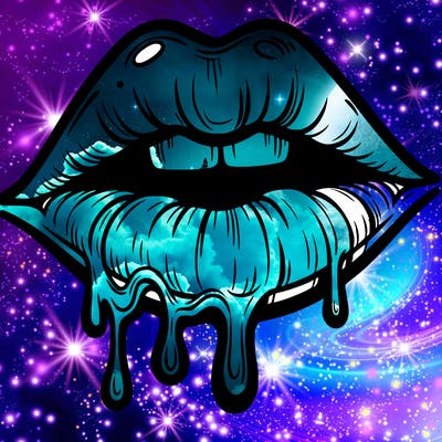 lips that look realistic and drip