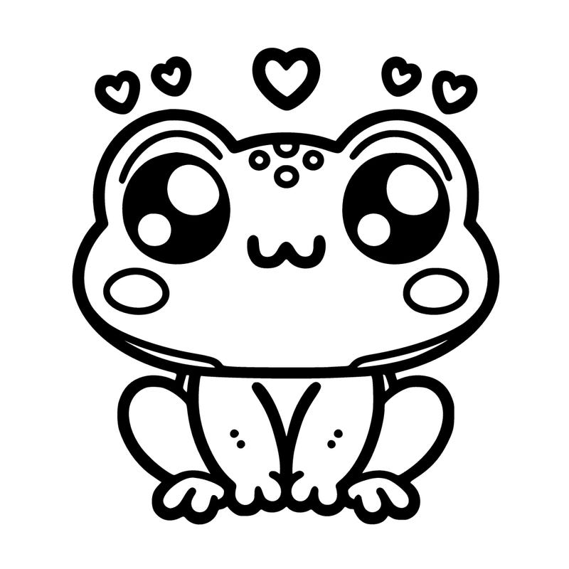 kawaii frog
