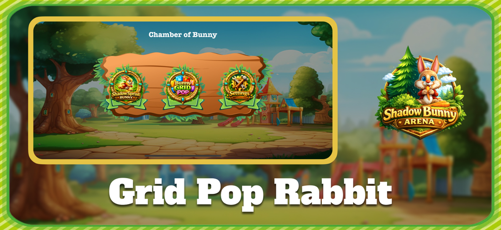 Grid Pop Rabbit - Games App | MWM
