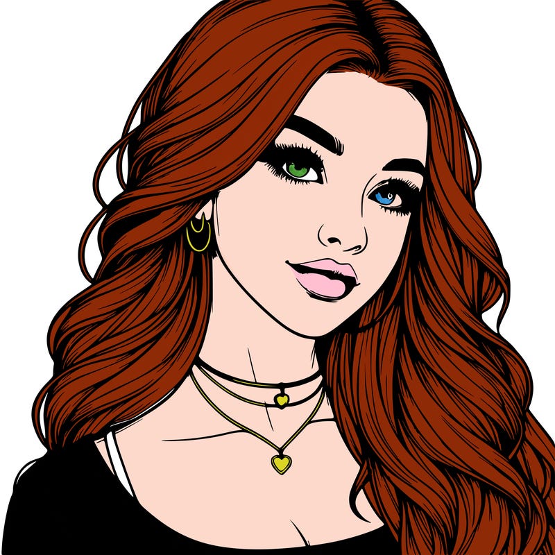 detailed realistic girl