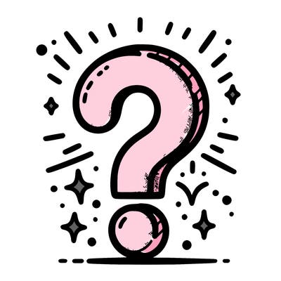 a big question mark in the middle