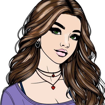 detailed realistic girl