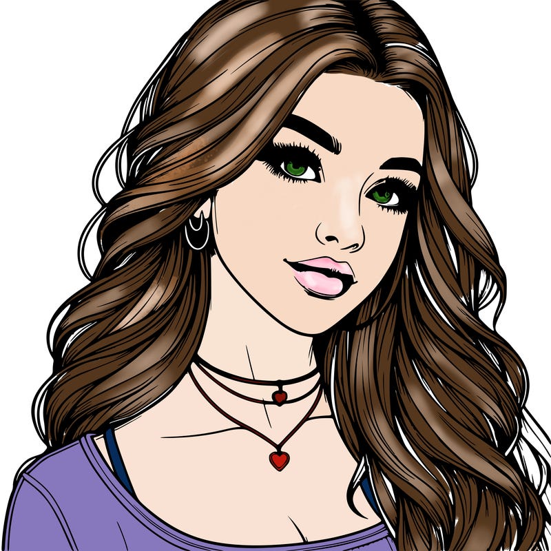 detailed realistic girl