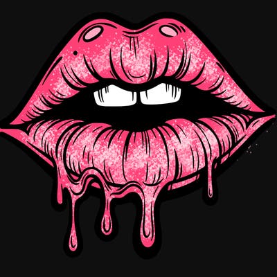 lips that look realistic and drip