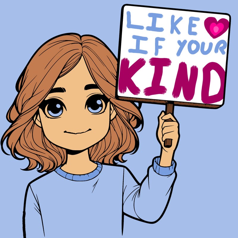 realistic girl holding up a sign