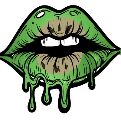 lips that look realistic and drip