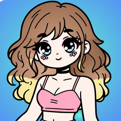 girl in a cute crop top