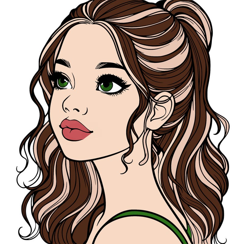 beautiful realistic girl